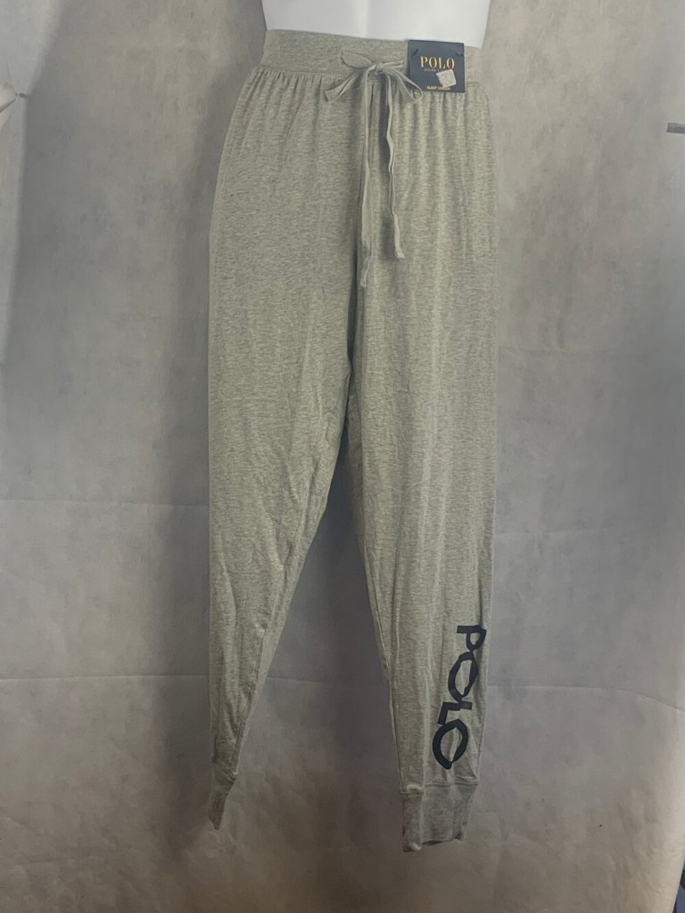 Polo Ralph Lauren Men's Logo Jogger Lounge Pajama Pants, Andover Gray, XL